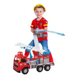 Caminhãozinho De Brinquedo Fire Bombeiro Em Miniatura 