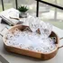 Caminho De Mesa Bandeja Veneza Branco 30x45cm Jolitex