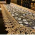 Caminho De Mesa Bordado Guipir 40x180cm Trilho Renda Croche