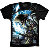 Camisa, Camiseta 5%off Jogo Mortal Kombat Raiden Linda Top