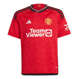 Camisa 1 Manchester United 23/24 Infantil adidas