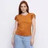 Camisa 3 Babados Suede Blusinha T-shirt Blusa Feminina Moda