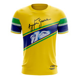 Camisa Amarela Ayrton Senna