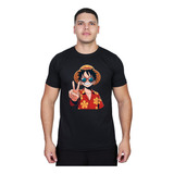 Camisa Anime Luffy Cosplay