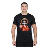 Camisa Anime Luffy Cosplay