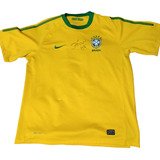 Camisa Autografada Zico Seleção Brasileira Tamanho G Usada