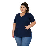 Camisa Avulsa Premium Scrub Hospitalar Plus Size Oxford -sh