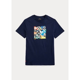 Camisa Azul Infantil Polo