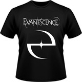 Camisa Banda Rock Evanescence Camiseta Estampada Masculina