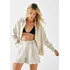 Camisa Básica Feminina Ampla Em Linho Hering
