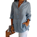 Camisa Basica Femininmanga Longa