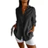Camisa Básica Femininmanga Longa Seda Ice Silk Para Mulheres