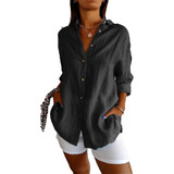 Camisa Basica Femininmanga Longa
