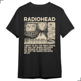 Camisa Basica Radiohead Rock