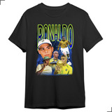 Camisa Básica Tumblr Ronaldinho Craque Bola Futebol Chuteira