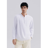 Camisa Bata Masculina Manga