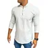 Camisa Bata Masculina Manga Longa Plus Size - Envio Imediato