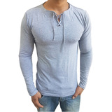 Camisa Bata Masculina Manga