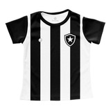 Camisa Bebê Botafogo Baby Look Listrada Oficial