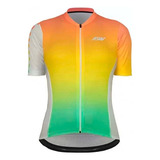 Camisa Bike Asw Versa Feminina Sunset Amarelo