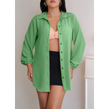Camisa Blusa Feminina Cropped