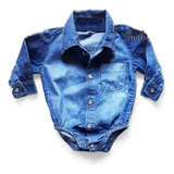 Camisa Blusa Jeans Infantil