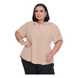 Camisa Blusa Manga Curta