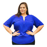 Camisa Blusa Plus Size