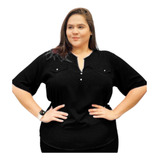 Camisa Blusa Plus Size