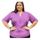 Camisa Blusa Plus Size