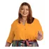 Camisa Blusa Plus Size Feminina Manga Curta Social Sport 