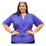 Camisa Blusa Plus Size