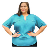 Camisa Blusa Plus Size