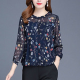 Camisa Blusa Social Estampada