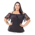 Camisa Blusas Bata Plus Size Ciganinha Femininas Até G4 213
