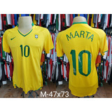 Camisa Brasil De Jogo Feminino 2007 Oficial #titular #10