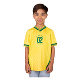 Camisa Brasil Infantil Futebol