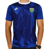 Camisa Brasil Lotto Azul