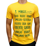 Camisa Brasil Retro Escalacao