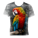 Camisa Camiseta Arara Vermelha