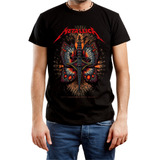 Camisa camiseta Banda Metallica Blusa Unissex 100 algodão