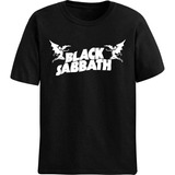 Camisa Camiseta Black Sabbath Símbolo Banda Rock Heavy Metal