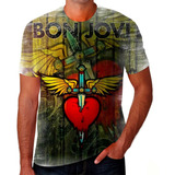 Camisa Camiseta Bon Jovi Banda Cantor Rock 10