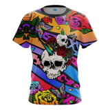 Camisa Camiseta Caveira Mexicana