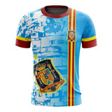 Camisa Camiseta Espanha Personalizada Torcida Favela 