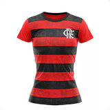Camisa Camiseta Feminina Flamengo Shout Clássica Licenciada