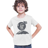 Camisa Camiseta Infantil Astronauta