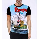 Camisa Camiseta Marinheiro Popeye