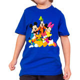 Camisa camiseta Mickey Mouse Ifantil E Adulto Blusa Unissex