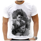 Camisa Camiseta Personalizada Rock Folk Pop Bob Dylan 4